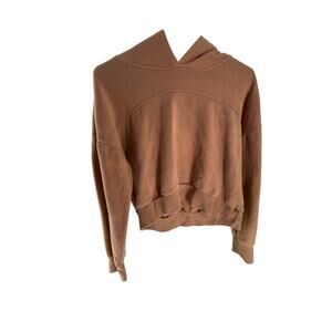 Hippie Rose Girls Brown Pullover Hoodie Sweatshirt Youth Size Medium